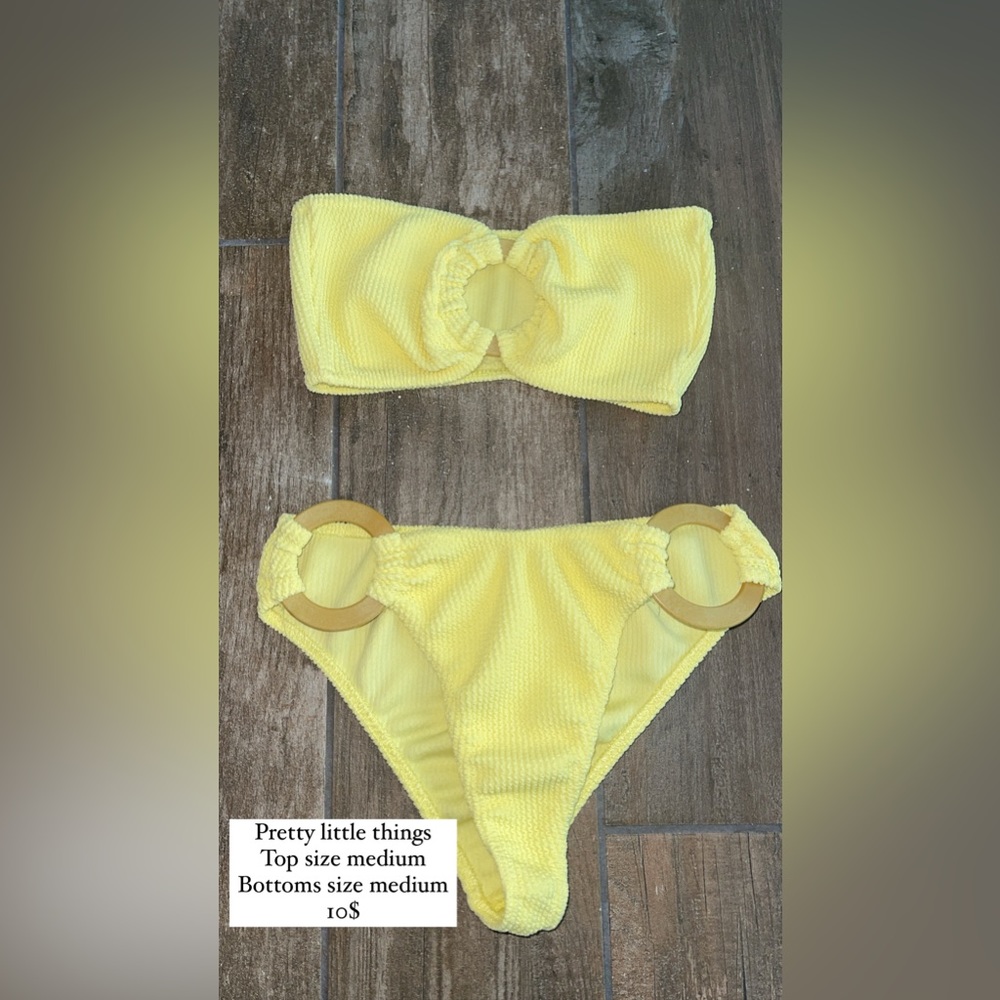 PLT swimsuit bikini. Worn once. No support from the top FYI. Great 4 smallchest